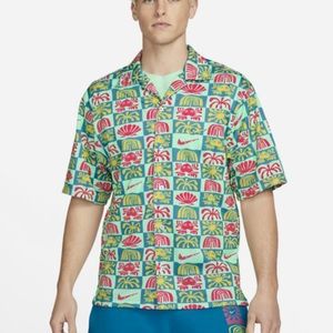 Nike Jersey Button Down Tropical
